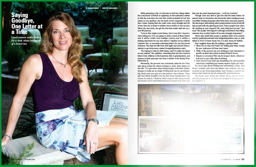 Go Gilbert Magazine Story Go Gilbert Magazine Story