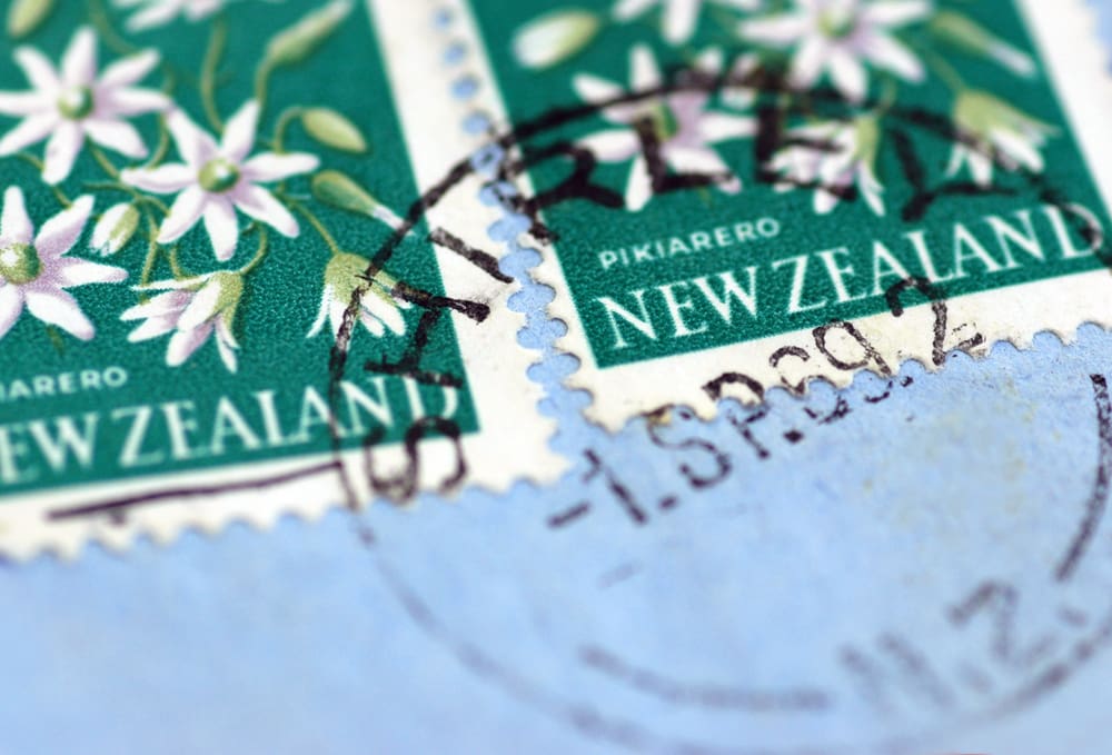 Stamps_701565_64002005 A close up of the postage stamp on a new zealand post.